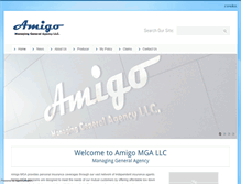 Tablet Screenshot of amigo-mga.com
